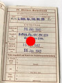 Wehrpaß Heer, eingestellt am 15. Januar 1942 bei 3. Schtz. Kp./ Ers. Btl. 179 Traunstein