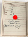 Wehrpaß Heer , eingestellt  18.5.43 bei Grenadier Ersatz Btl. 63 Ingolstadt