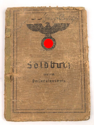 Soldbuch Heer, ausgestellt am 27.4.1943 bei "Gr. Ers. Btl 181"