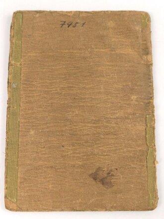 Soldbuch Heer, ausgestellt am 27.4.1943 bei "Gr. Ers. Btl 181"