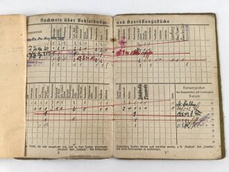 Soldbuch Heer, ausgestellt am 27.4.1943 bei "Gr. Ers. Btl 181"