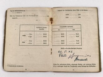 Soldbuch Heer, ausgestellt am 27.4.1943 bei "Gr. Ers. Btl 181"