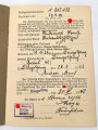 Urkundenheft zum SA Sportabzeichen in bronze für einen Angehörigen der SA aus Dingolfing mit Hülle, 1942