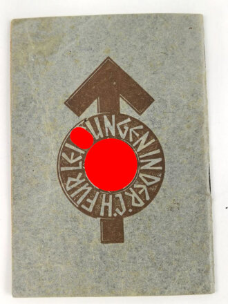 Leistungsbuch der Hitler-Jugend,eingetragenes Leistungsabzeichen in Silber, Bann 332 Landshut, datiert 1943