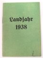 Landjahr Ausweis für das Landjahrlager Werscherberg Osnabrück einer BDM Angehörigen aus Limburg, ausgestellt 1938