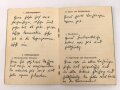 Landjahr Ausweis für das Landjahrlager Werscherberg Osnabrück einer BDM Angehörigen aus Limburg, ausgestellt 1938