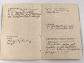 BDM Landjahr Ausweis für das Landjahrlager Altkarbe Schneidemühl, datiert 1941