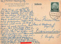 Ansichtskarte "Jungbäuerin aus der Reichsschule für Leibesübungen der Reichsnährstarde in Burg Neuhaus" gelaufen 1940
