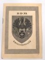 Königsberg, "BDM Kriegseinsatz"  Ausweis, die Hakenkreuz übermalt,  datiert 1942