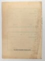 Königsberg, "BDM Kriegseinsatz"  Ausweis, die Hakenkreuz übermalt,  datiert 1942