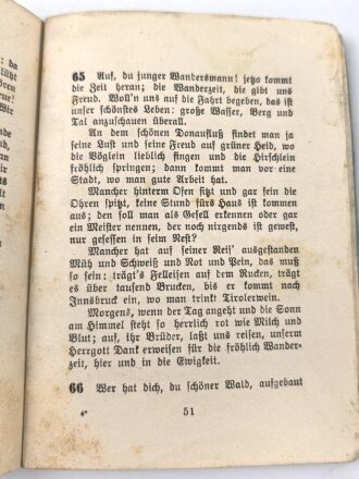 Bund deutscher Mädel Obergau Nordmark, Liederbuch, 64 Seiten, datiert 1933