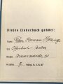 "Kriegskameraden" Soldaten- und Volkslieder, Weihnachten 1939 mit 98 Seiten, DIN A6
