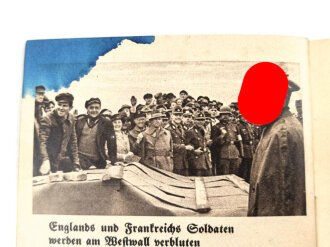 "Westwall unbezwingbar" Aufklärungsdienst zur Reichsverteidigung Heft 2, DIN A6