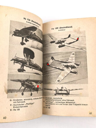"Deutsche Italienische Britisch-Amerikanische und Sowjetische Kriegsflugzeuge", RLM, 168 Seiten, 1943, DIN A6
