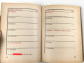 "Taschenkalender des Reichsbundes für Leibesübungen 1935", 125 Seiten, Kleinformat, gebraucht