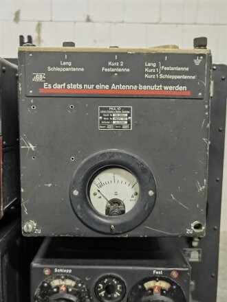 Luftwaffe, Prüftafel PT10 für Fu G 10.  Anforderungszeichen Ln 8162