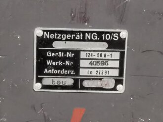 Luftwaffe, Prüftafel PT10 für Fu G 10.  Anforderungszeichen Ln 8162