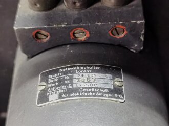 Luftwaffe, Prüftafel PT10 für Fu G 10.  Anforderungszeichen Ln 8162