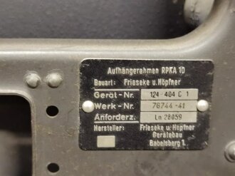 Luftwaffe, Prüftafel PT10 für Fu G 10.  Anforderungszeichen Ln 8162