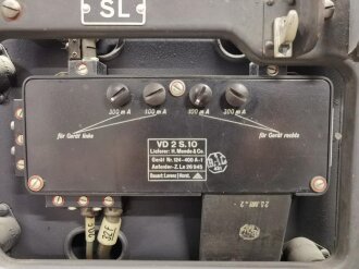 Luftwaffe, Prüftafel PT10 für Fu G 10.  Anforderungszeichen Ln 8162