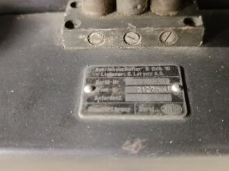 Luftwaffe, Prüftafel PT10 für Fu G 10.  Anforderungszeichen Ln 8162
