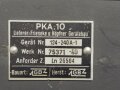 Luftwaffe, Prüftafel PT10 für Fu G 10.  Anforderungszeichen Ln 8162