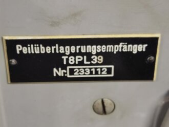 Kriegsmarine Peilüberlagerungsempfänger T8PL39...