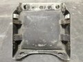 Luftwaffe , Flugzeugsitz aus Leichtmetall. Originallack, Breite 46,5cm