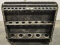 Luftwaffe , Flugzeugsitz aus Leichtmetall. Originallack, Breite 46,5cm