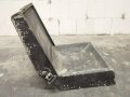 Luftwaffe , Flugzeugsitz aus Leichtmetall. Originallack, Breite 46,5cm