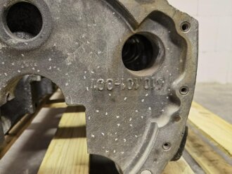 Luftwaffe , Motorblock Flugmotor: Argus As410/411, Bezeichnet 410 101-001, Hersteller gst. Guter Zustand, Originallack