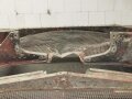 Parabolspiegel für Flak Zielgerät ( Funkmessgerät ) FuSE 64 Mannheim. Knapp 340 cm Durchmesser, Originallack, in Teilen alt überlackiert. Verbogen. Tolles Stück, selten