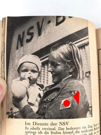 "Wir schaffen" Jahrbuch des Bundes Deutscher Mädel 1943, ca 240 Seiten, ungebraucht, DIN A6