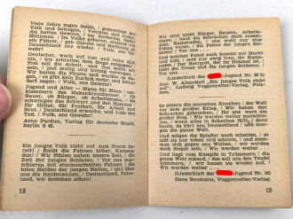 "Pflichtlieder der Hitler-Jugend" 31 Seiten, ungebraucht, DIN A6