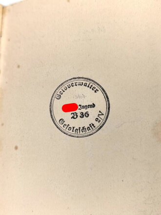 "Schafft uns Jugendherbergen - Wir sind die Garanten der Zukunft" datiert 1934, gebraucht, DIN A6 mit Bestellschein