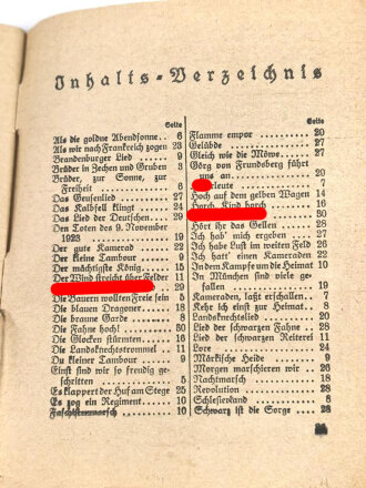 BDM - Liederbuch, Nationalsozialistischer Liederschatz Band 10, 32 Seiten, gebraucht, DIN A6, Rückseite fehlt