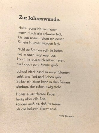 "JM Führerinnen-Dienst, Bayerische Ostmark" November/Dezember 1941, 48 Seiten, gebraucht, DIN A5