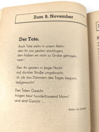 "JM Führerinnen-Dienst, Bayerische Ostmark" November/Dezember 1941, 48 Seiten, gebraucht, DIN A5