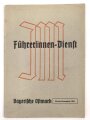 "JM Führerinnen-Dienst, Bayerische Ostmark" November/Dezember 1941, 48 Seiten, gebraucht, DIN A5