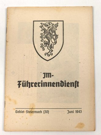 "JM Führerinnendienst, Gebiet Steiermark...