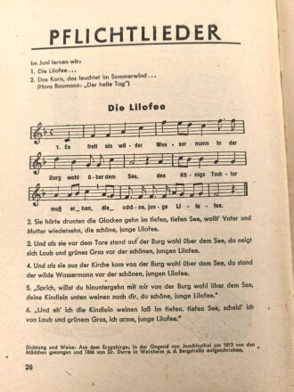 "JM Führerinnendienst, Gebiet Steiermark (30)" Juni 1943, 27 Seiten, gebraucht, DIN A5