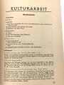 "JM Führerinnendienst, Gebiet Steiermark (30)" Juni 1943, 27 Seiten, gebraucht, DIN A5