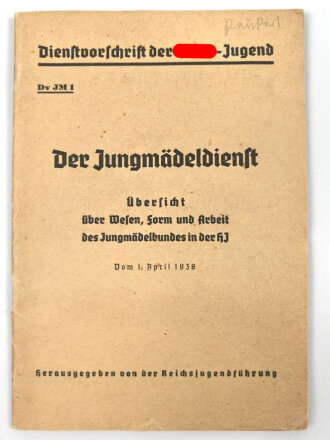 Dv JM 1, Dienstvorschrift der Hitler-Jugend "Der...