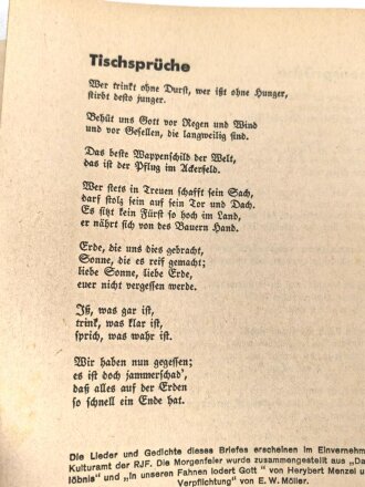 "Führerinnenblätter Bund Deutscher Mädel" Ausgabe JM / Juli 1936, 32 Seiten, gebraucht, DIN A5