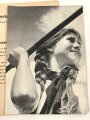 "Führerinnenblätter Bund Deutscher Mädel" Ausgabe JM / Juli 1936, 32 Seiten, gebraucht, DIN A5