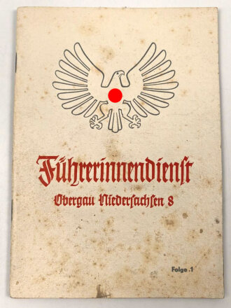 "Führerinnendienst, Obergau Niedersachsen...