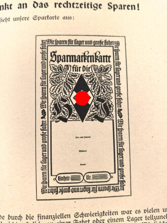 "Führerinnendienst, Obergau Niedersachsen 8" Folge 1, 1939, 50 Seiten, gebraucht, DIN A5