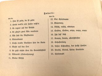 "Singspiele für Jungmädel" Untergau...