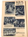 Genossenschaftsfamilie, Hamburg 1940, Nummer 8 "Jungmädel bei der Ernte" 10 Seiten, über A5