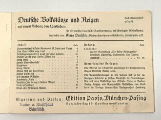 "Deutsche Volkstänze und Reigen für BDM...